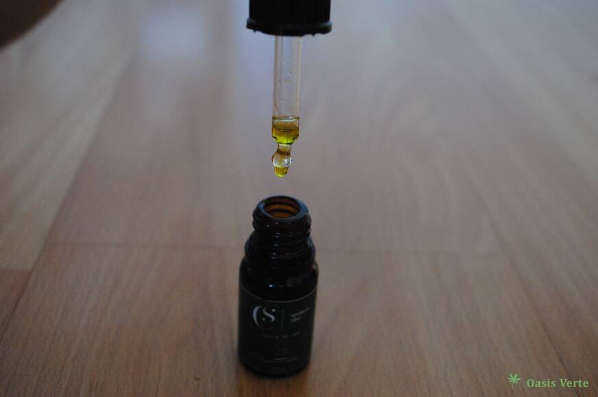 test huile saveurs cbd